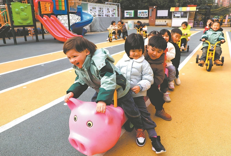 1月3日，小朋友在芜湖市繁昌区春谷幼儿集团中辰园享受托育服务。.jpg